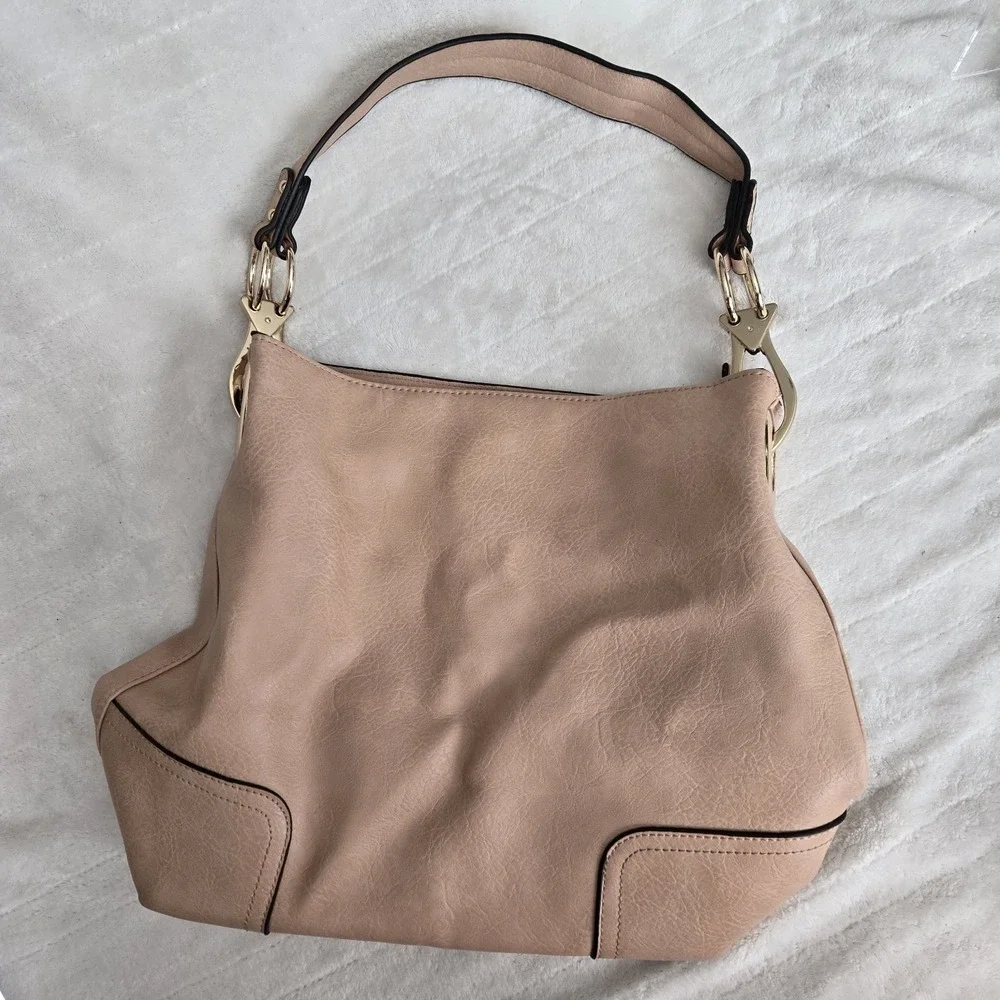 Women‎ Casual Corner Patched Hobo Faux Large Handbag Travel Shoulder Strap Bag